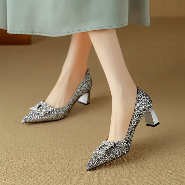 Clara - Gloria Glitter Pumps