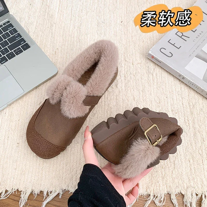 Daisy - The Retro Fur-Lined Loafer