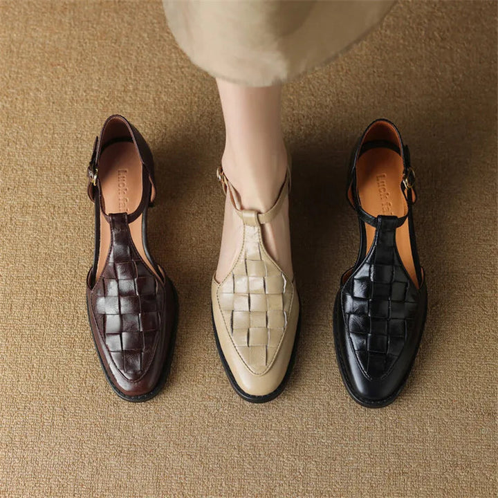 Ava - Vintage Strap Heels