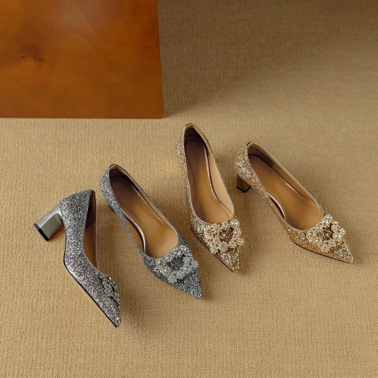 Clara - Gloria Glitter Pumps