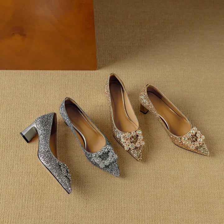 Clara - Gloria Glitter Pumps