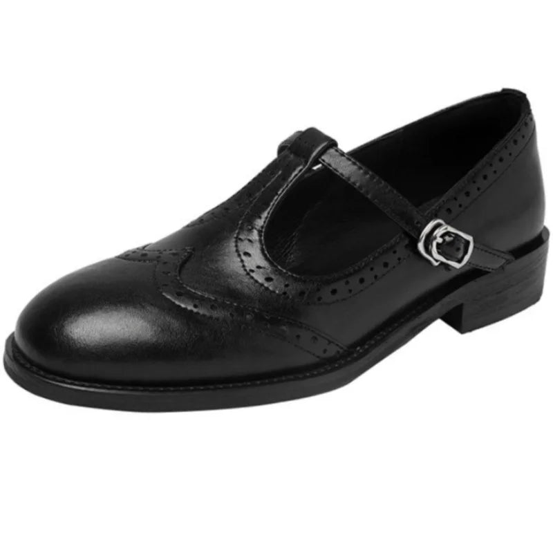 Clara - Elegant T-Strap Mary Janes