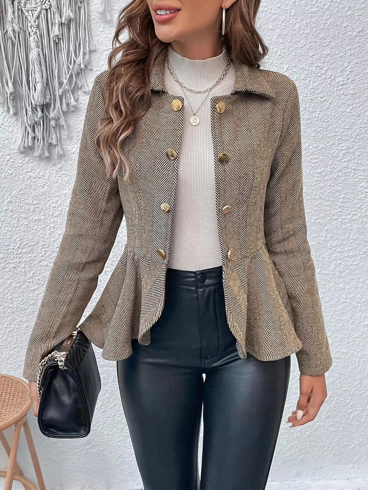 Elara - The Ruffle Detail Blazer