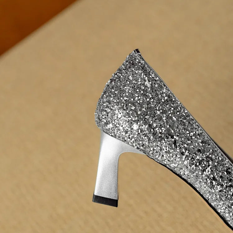 Clara - Gloria Glitter Pumps