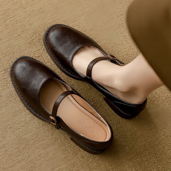 Clara - Classic Comfort Mary Janes Made of Leather