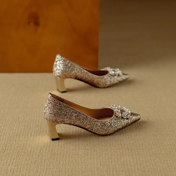 Clara - Gloria Glitter Pumps