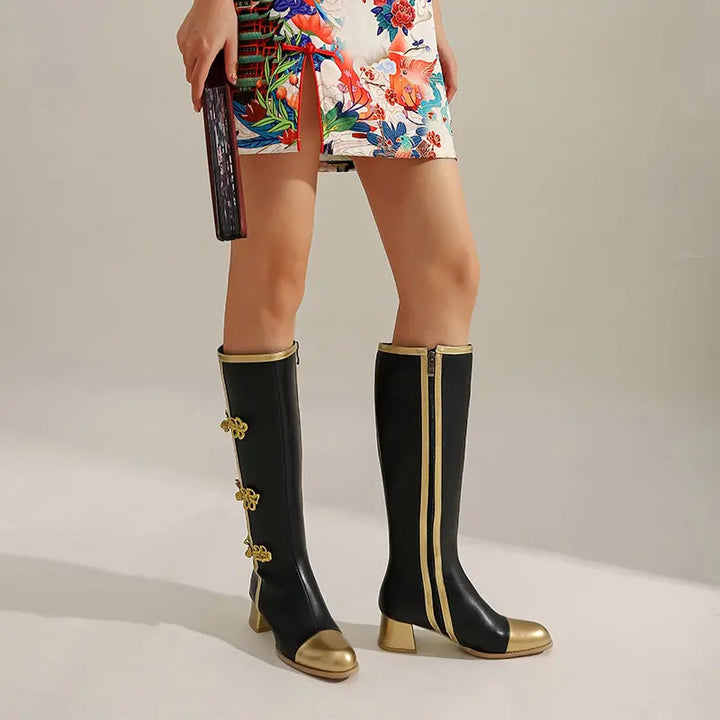 Carina - Golden Crest Boots