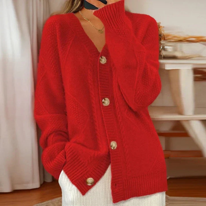Solange - Cable-Knit Cardigan