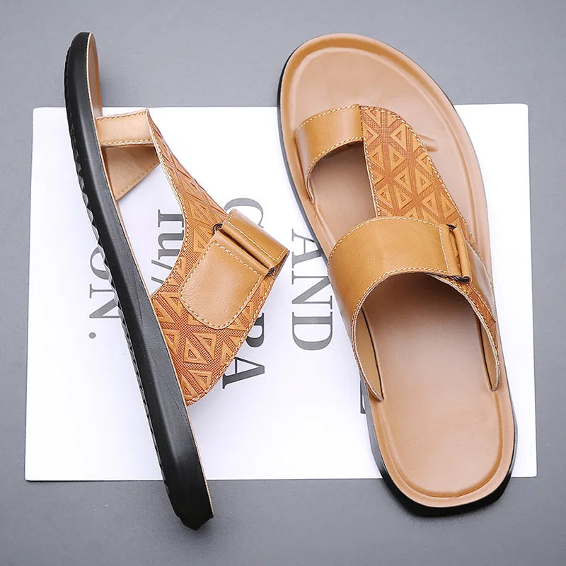 Alina - Bare Leather Sandals