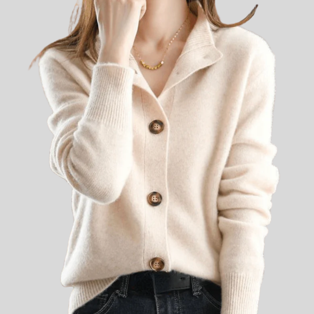 Ophelia - Luxurious Cashmere Knit Cardigan