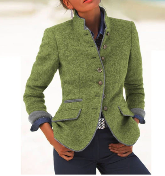 Grace - Women's Classic Wool Blend Blazer Limited Edition