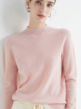 Sienna - Cozy Wool Mock Neck Sweater