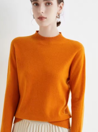 Sienna - Cozy Wool Mock Neck Sweater