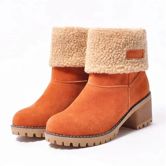 Naomi - Mid-Calf Wool Boots