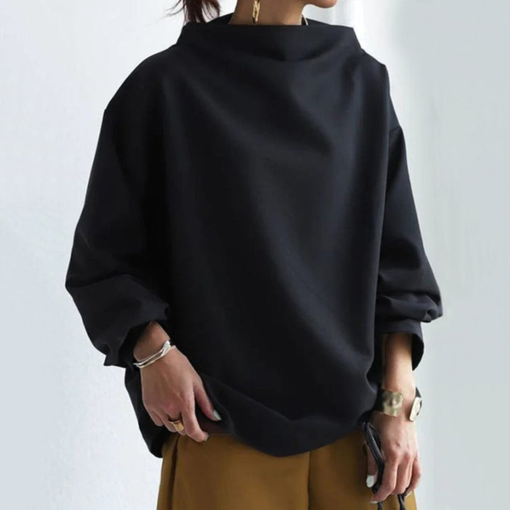Diana - Soft Knit Top with High Neck