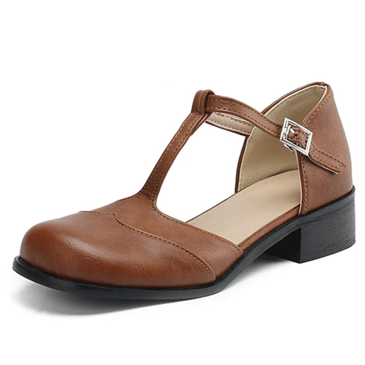 Amelia - Textured Leather Shoes