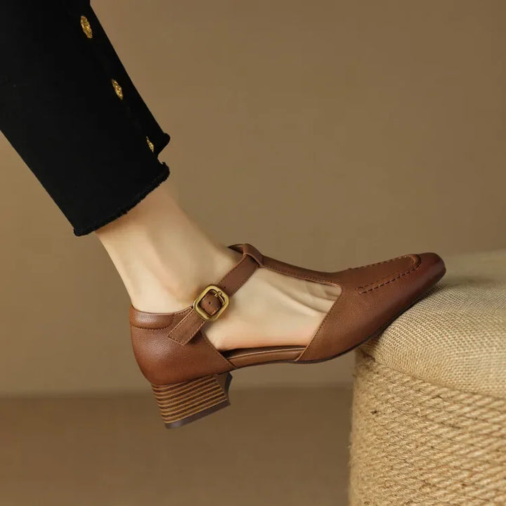 Zoe - Vintage Leather Shoes