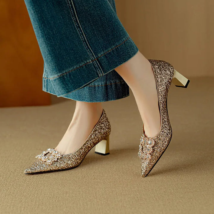 Clara - Gloria Glitter Pumps