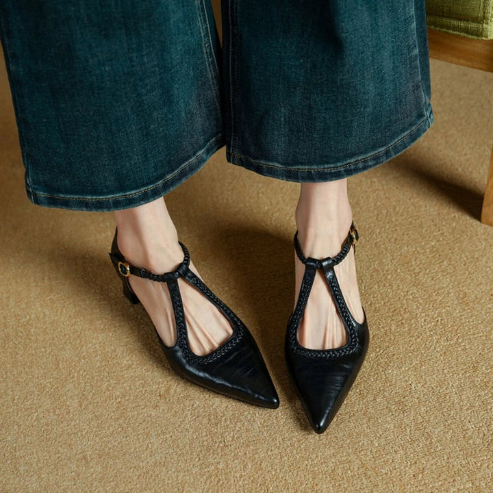 Delilah - Classic Leather Heels
