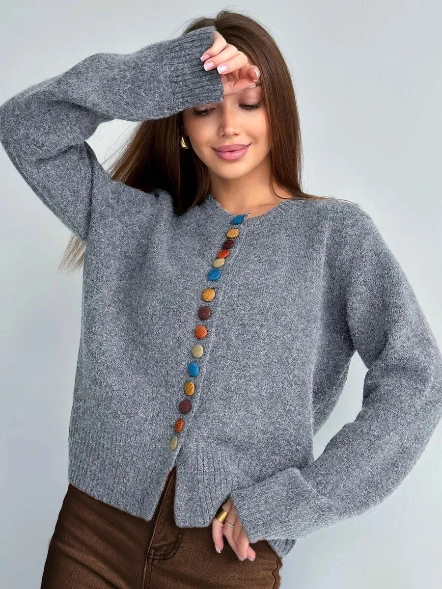 Marlowe - Button Accent Cardigan