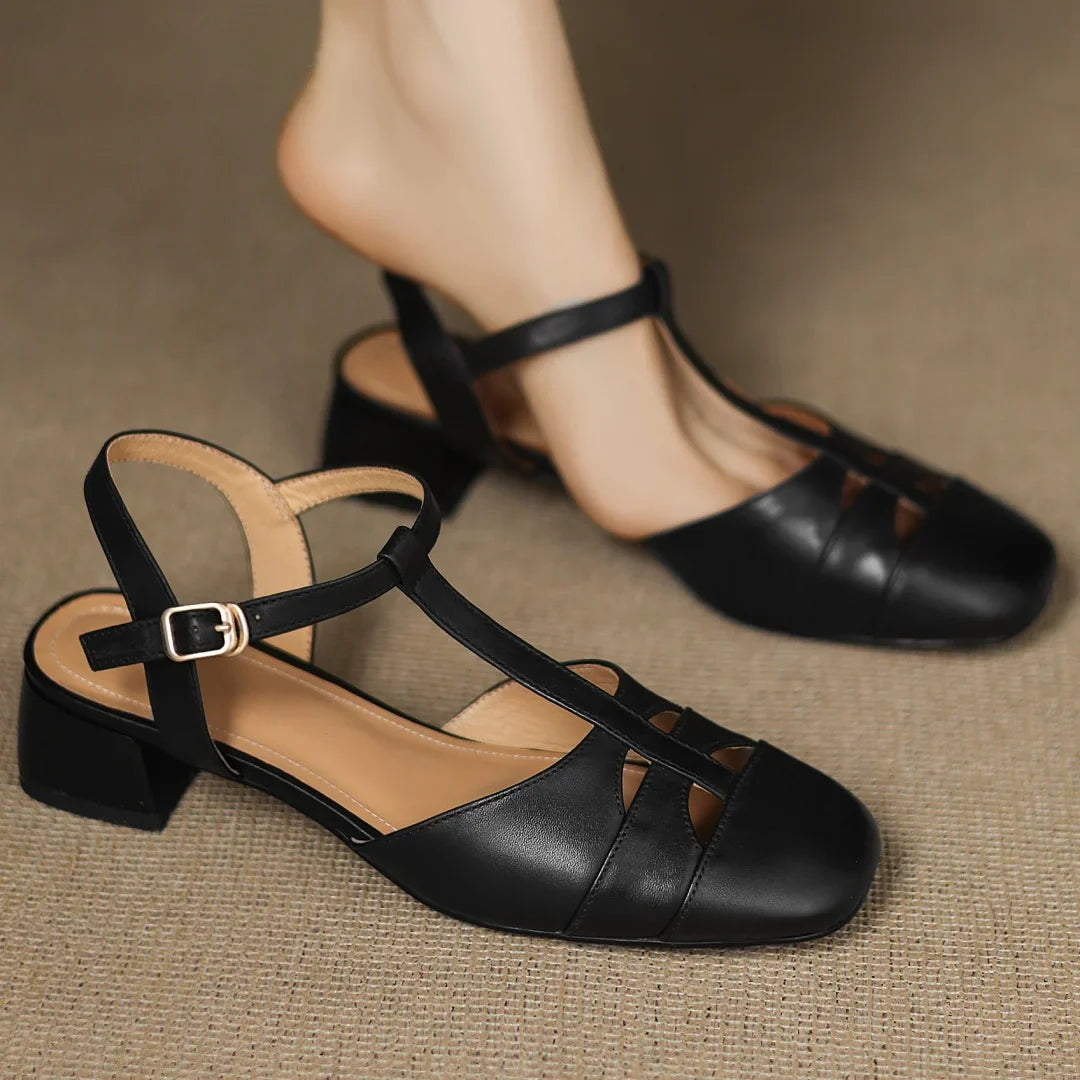 Jasmine - Braided Leather Flats