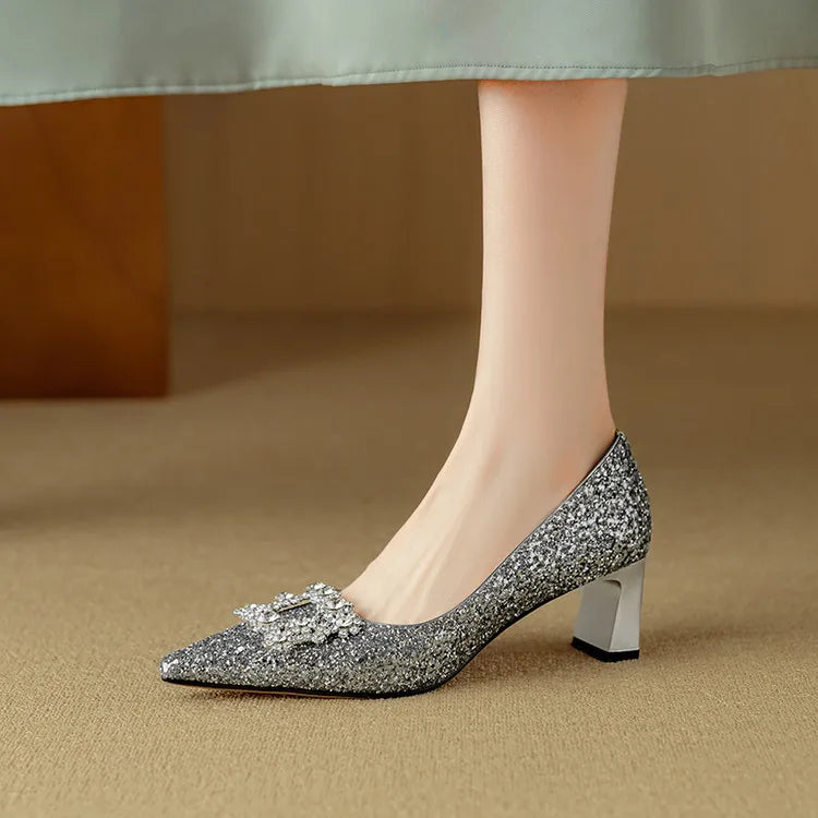 Clara - Gloria Glitter Pumps