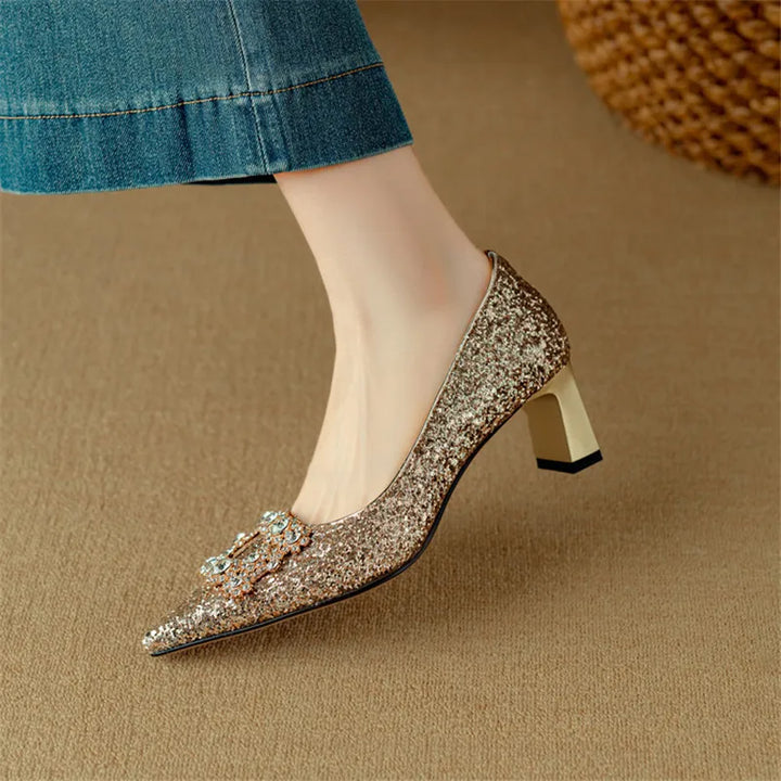 Clara - Gloria Glitter Pumps