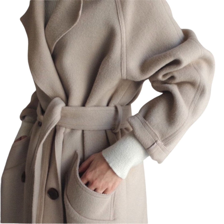 Alina - Longline Wool Overcoat