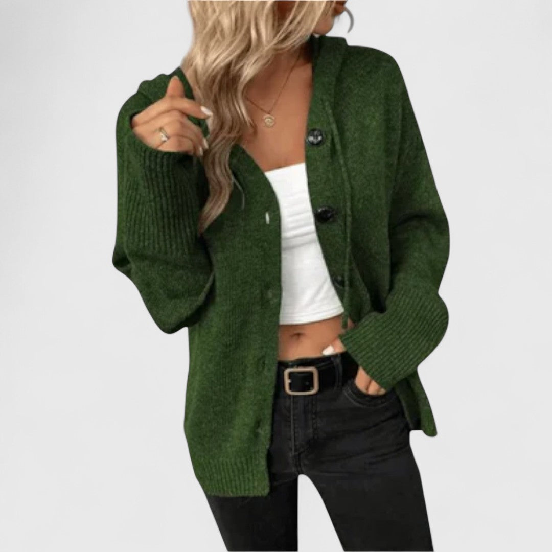 Theodora - Knitted Cardigan with Buttons