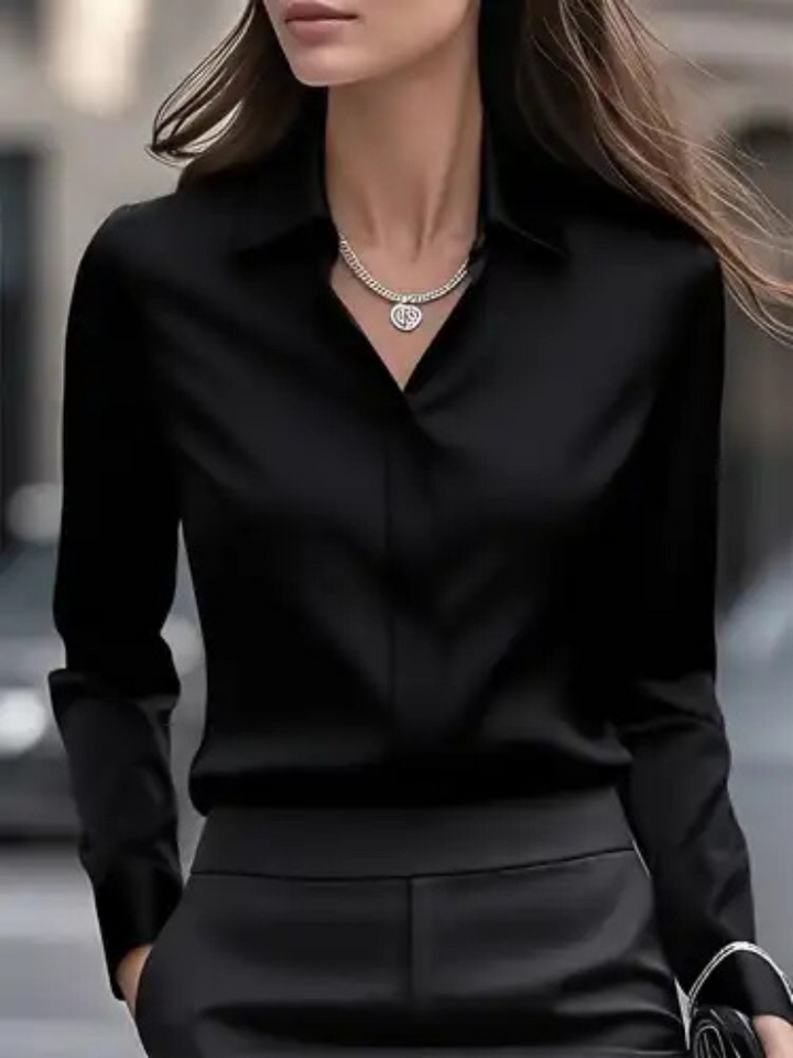 Mabel - Satin-look blouse