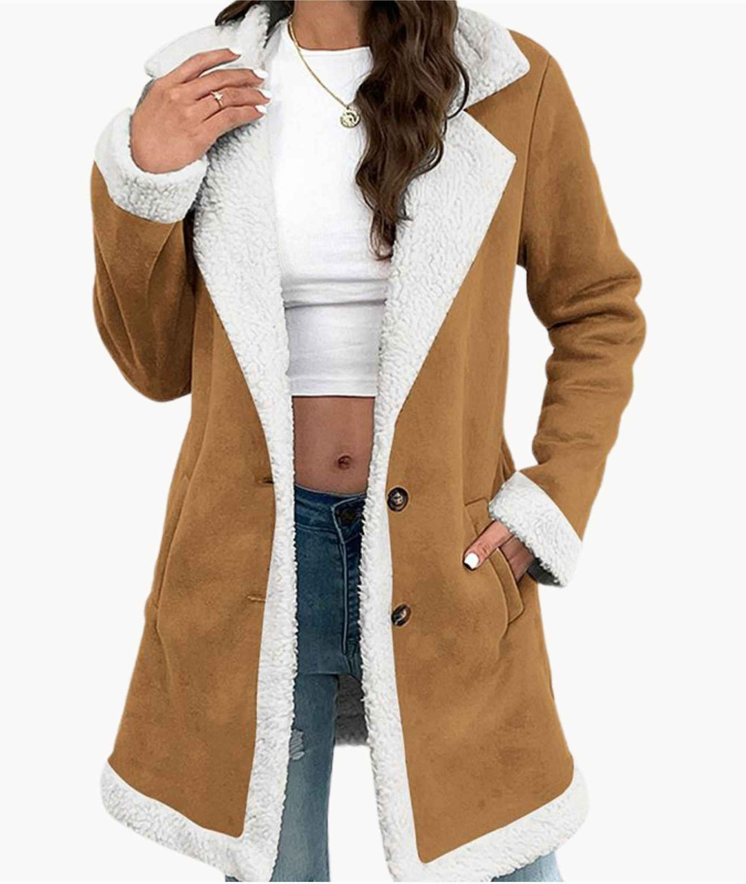 Daisy - Sherpa Fur Coat