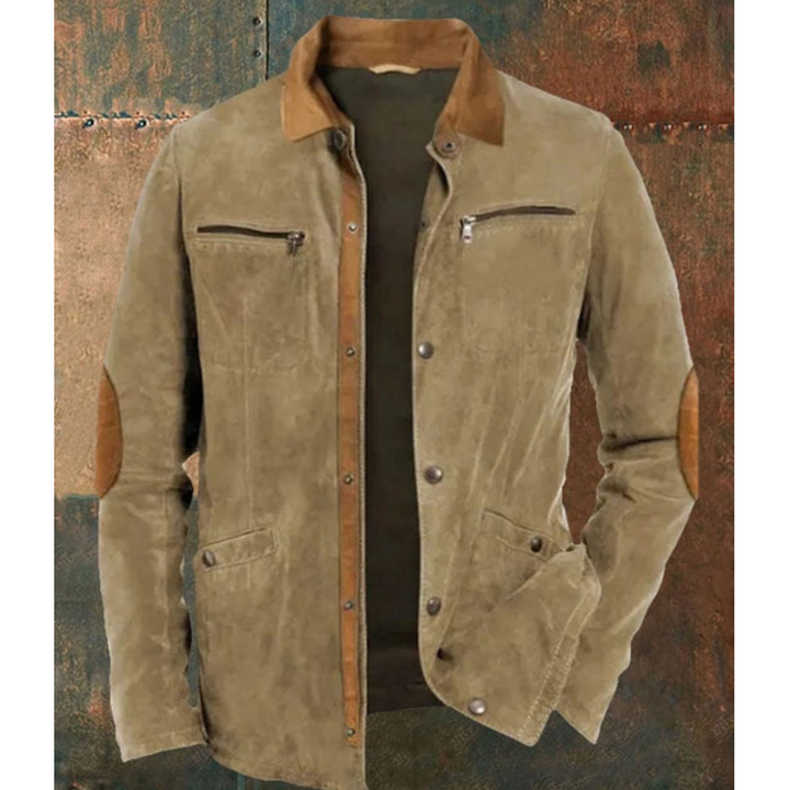 Stephen - Vintage Western Casual Zip-Up Jacket
