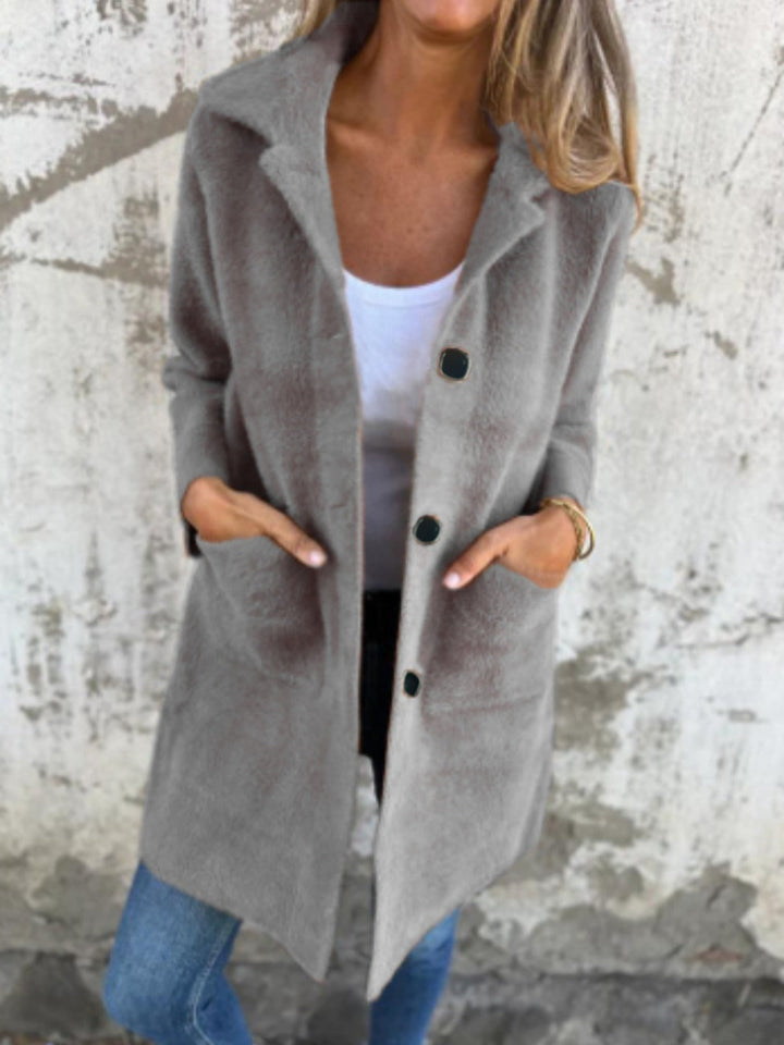 Zoe - Casual Coat with Buttons