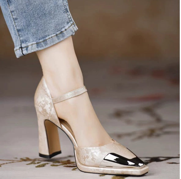 Violet - Elegant Leather Mary Janes