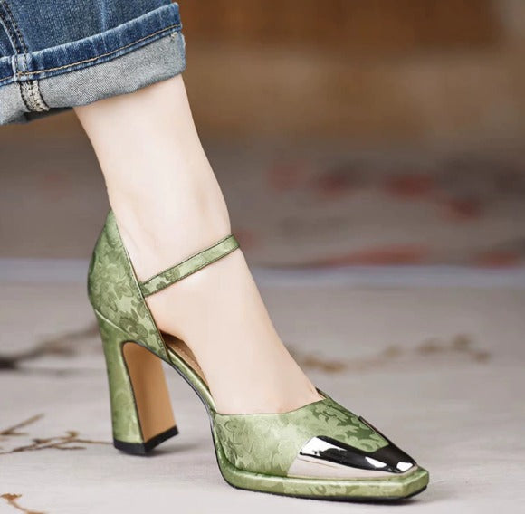 Violet - Elegant Leather Mary Janes