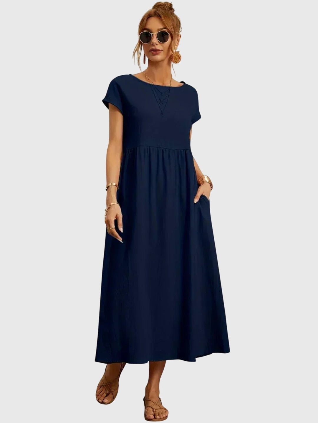 Olivia - Casual Pocket Dress