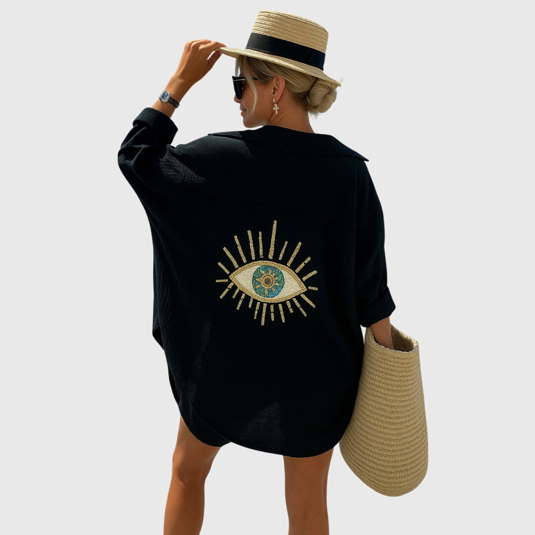 Maisie - Greek Eye Shirt