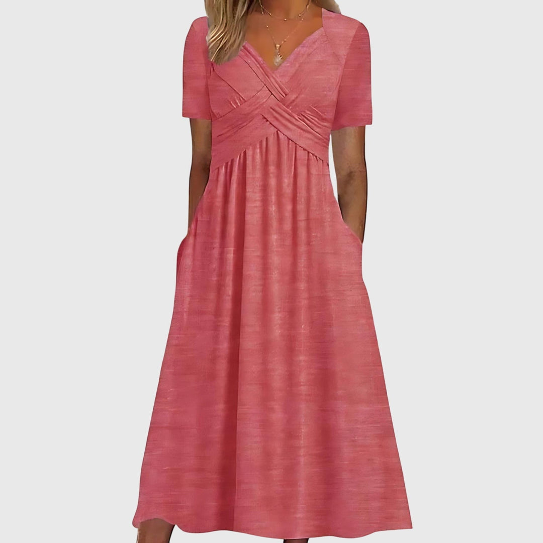 Olivia - Midi Dress with Tummy Control