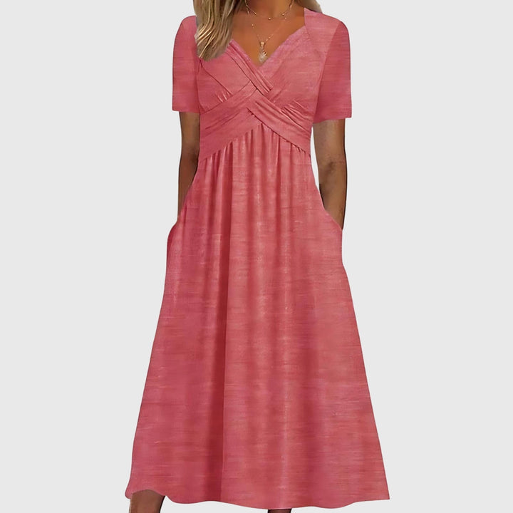 Olivia - Midi Dress with Tummy Control