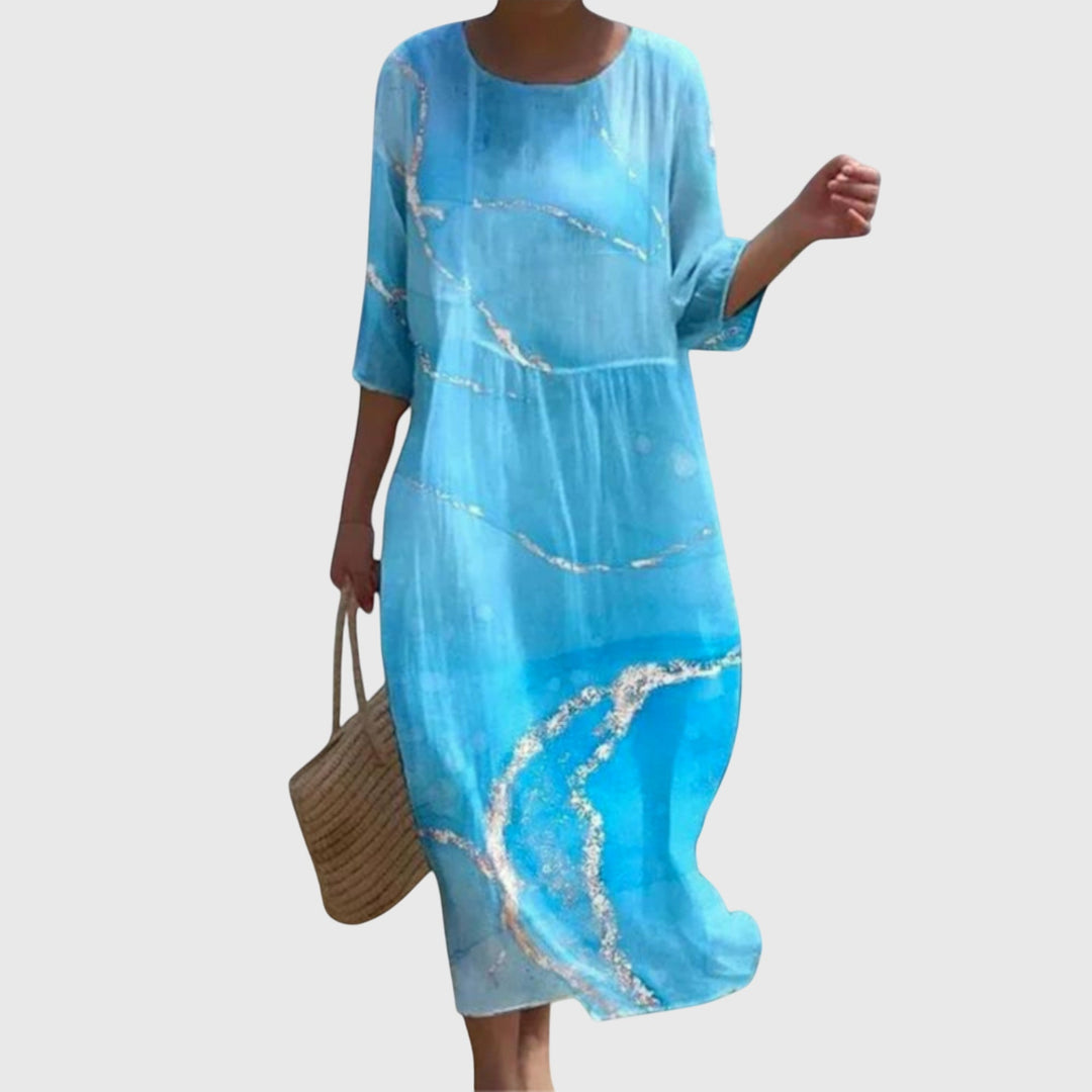 Olivia - Stylish Floral Maxi Dress
