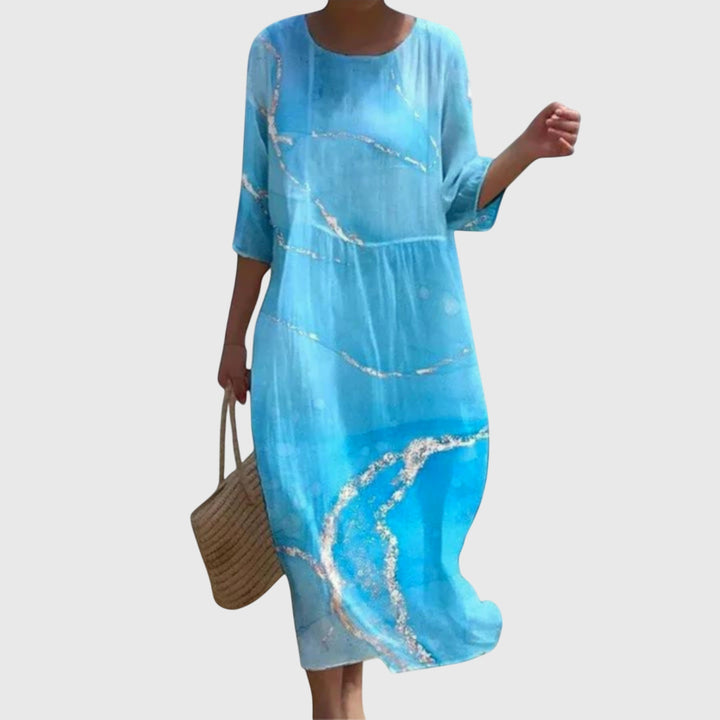 Olivia - Stylish Floral Maxi Dress