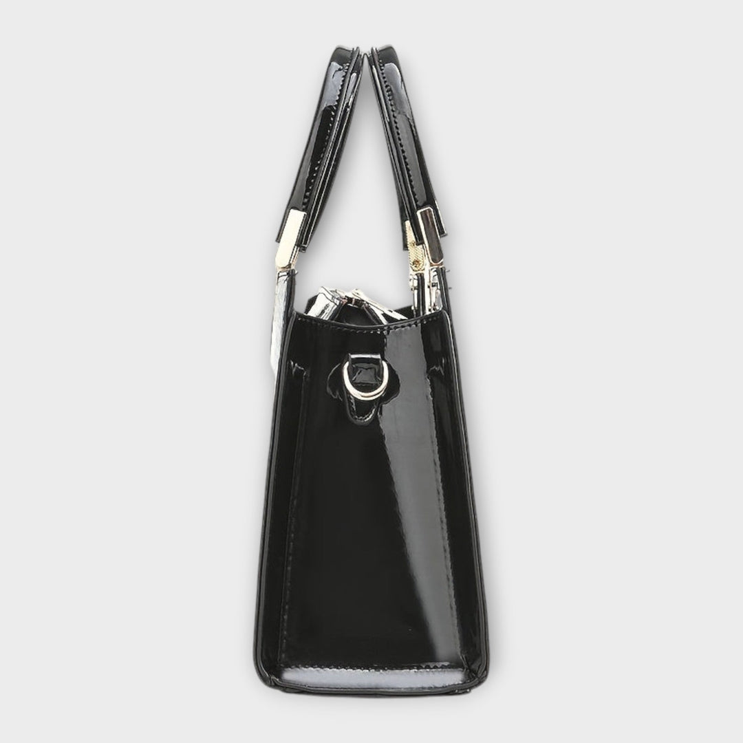 Holland - Glossy Crocodile Pattern Handbag