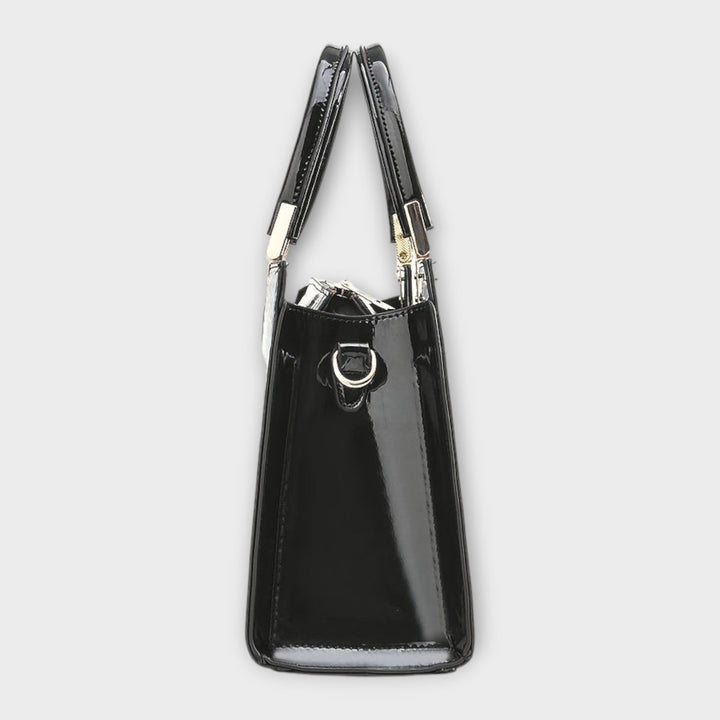 Holland - Glossy Crocodile Pattern Handbag