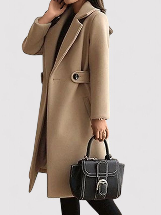 Alison - Winter Warm Coat with Belt