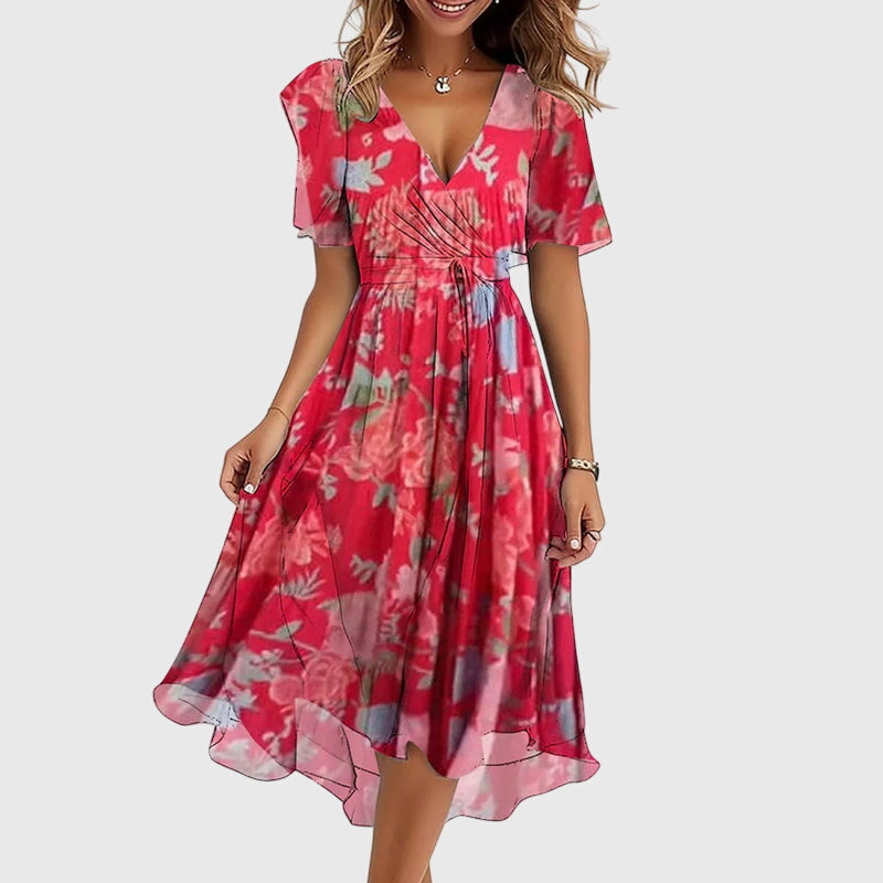 Olivia - Chic Midi Dress