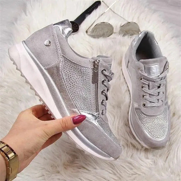 Anya - Zip-Up Orthopedic Sneakers