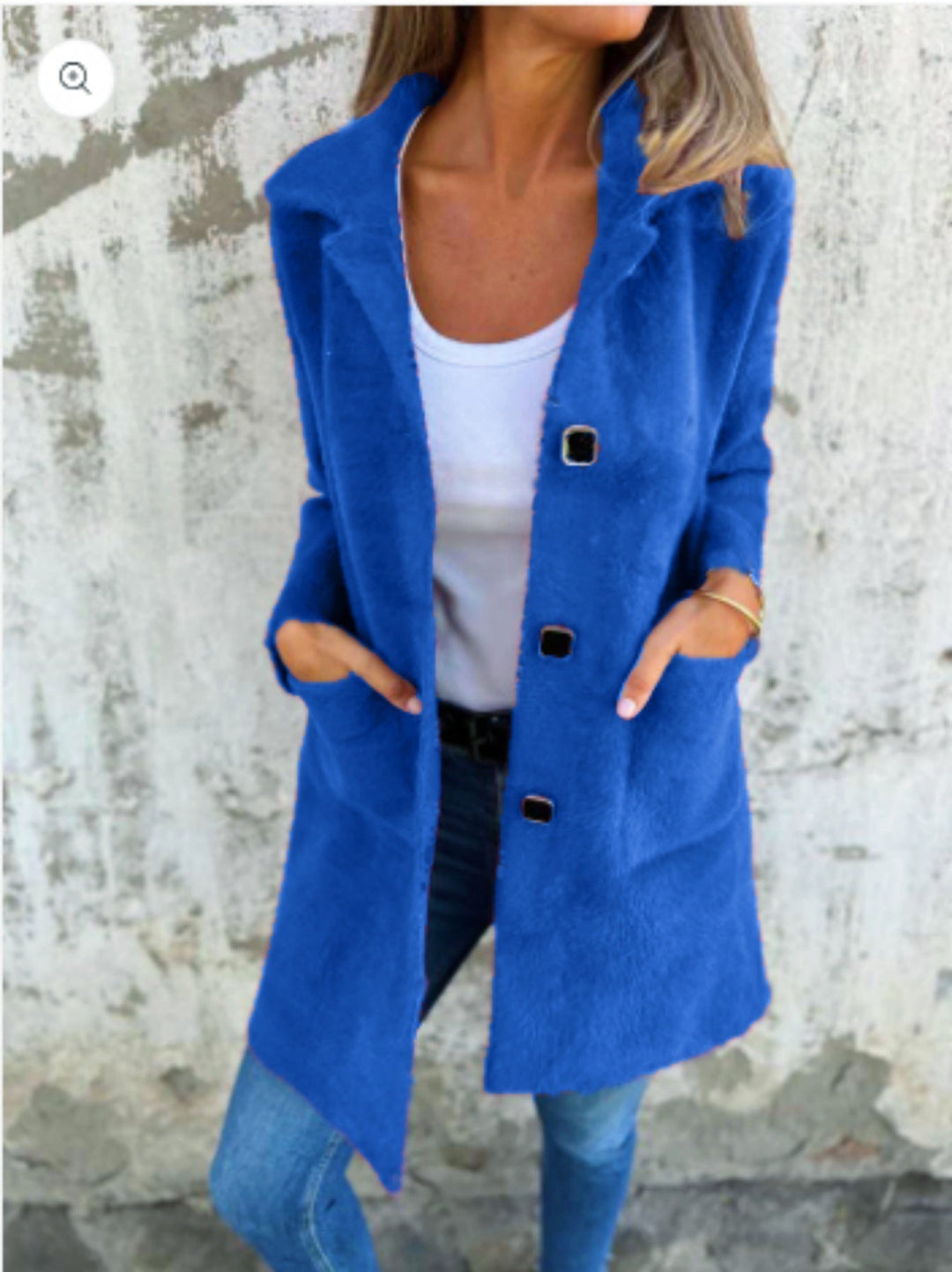 Zoe - Casual Coat with Buttons