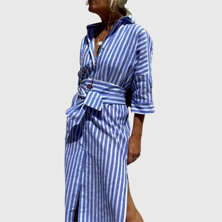 Olivia - Classic Striped Dress