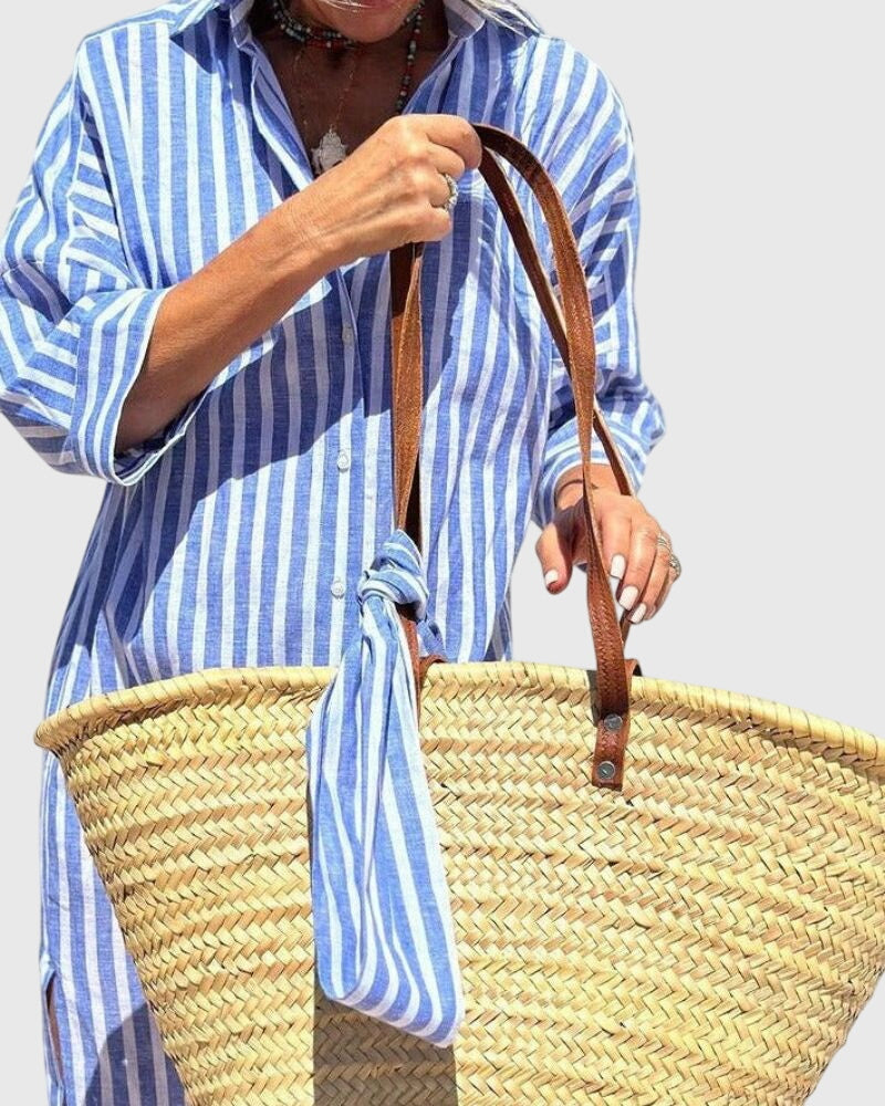 Olivia - Classic Striped Dress