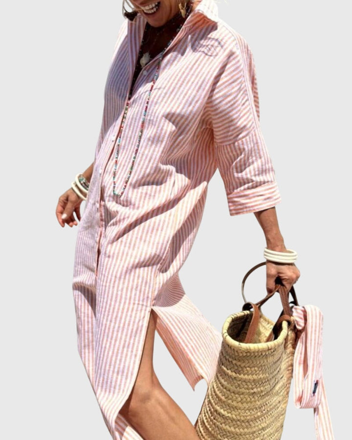 Olivia - Classic Striped Dress